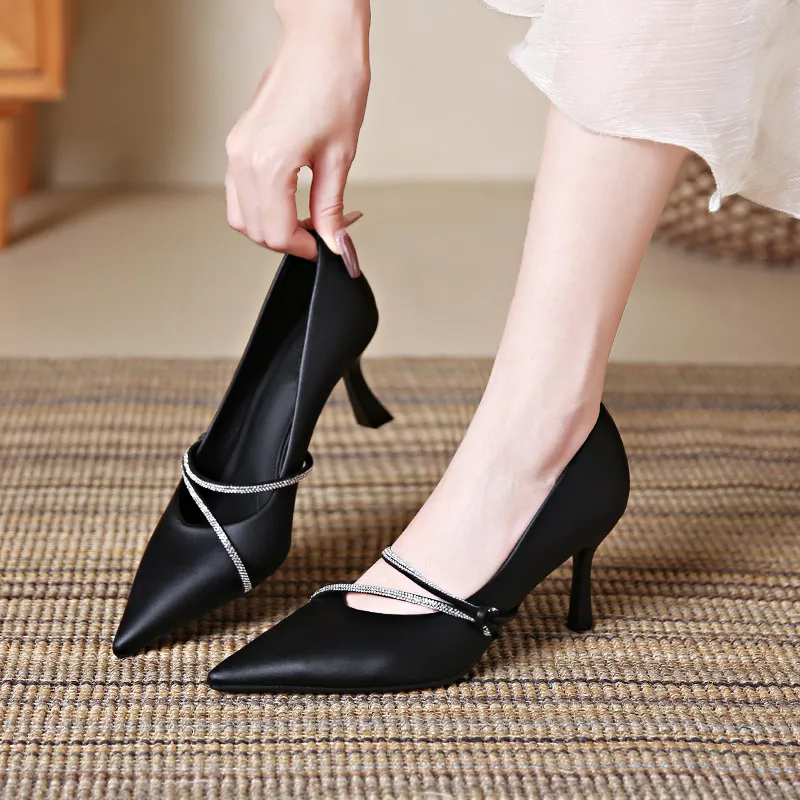 KATHRYN WILSON Slim Heel High Heels 7cm Women's-11