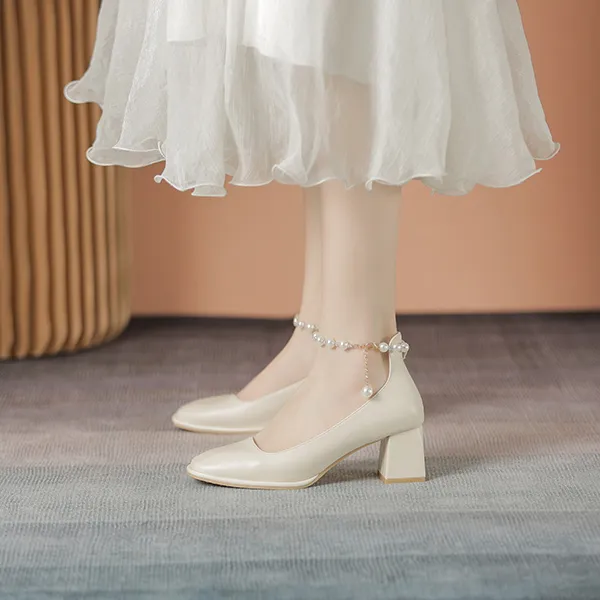 KATHRYN WILSON Chunky Heel High Heels 5cm Women's-3