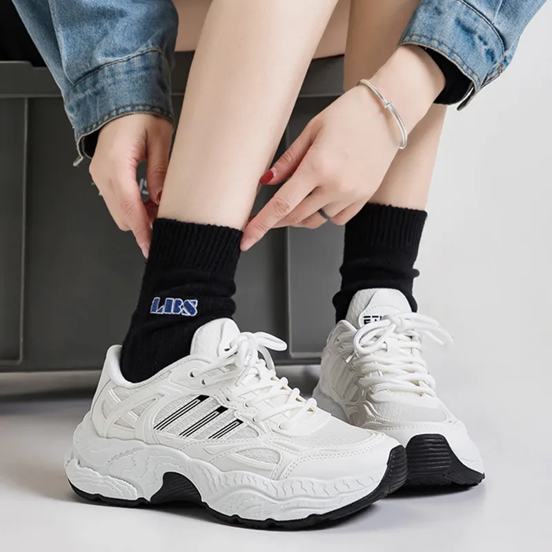 KATHRYN WILSON Durable Breathable Lightweight Low-Top Chunky Sneakers Women's-10