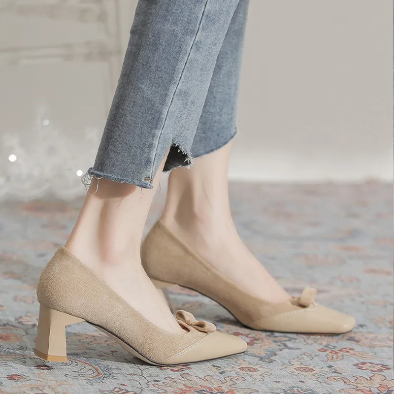 KATHRYN WILSON Chunky Heel High Heels 5.5cm Women's-10