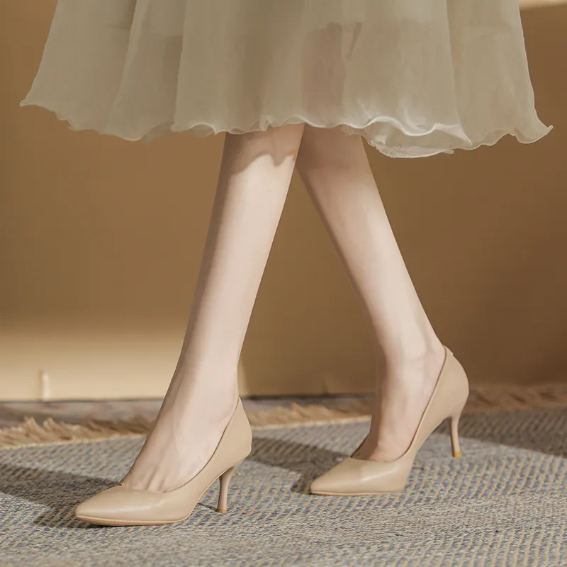 KATHRYN WILSON High Heels Women's Nude-9