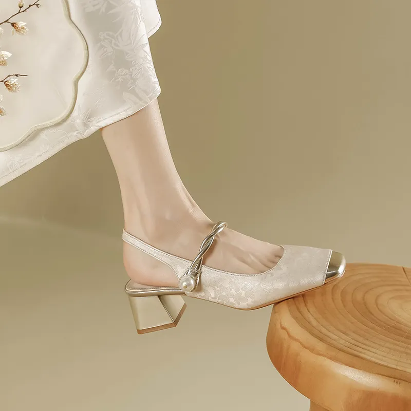 KATHRYN WILSON Chunky Heel High Heels Women's-1