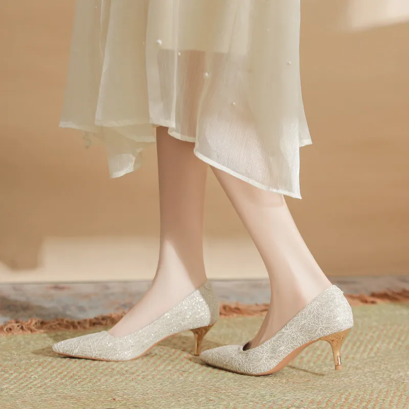KATHRYN WILSON Slim Heel High Heels Women's-8