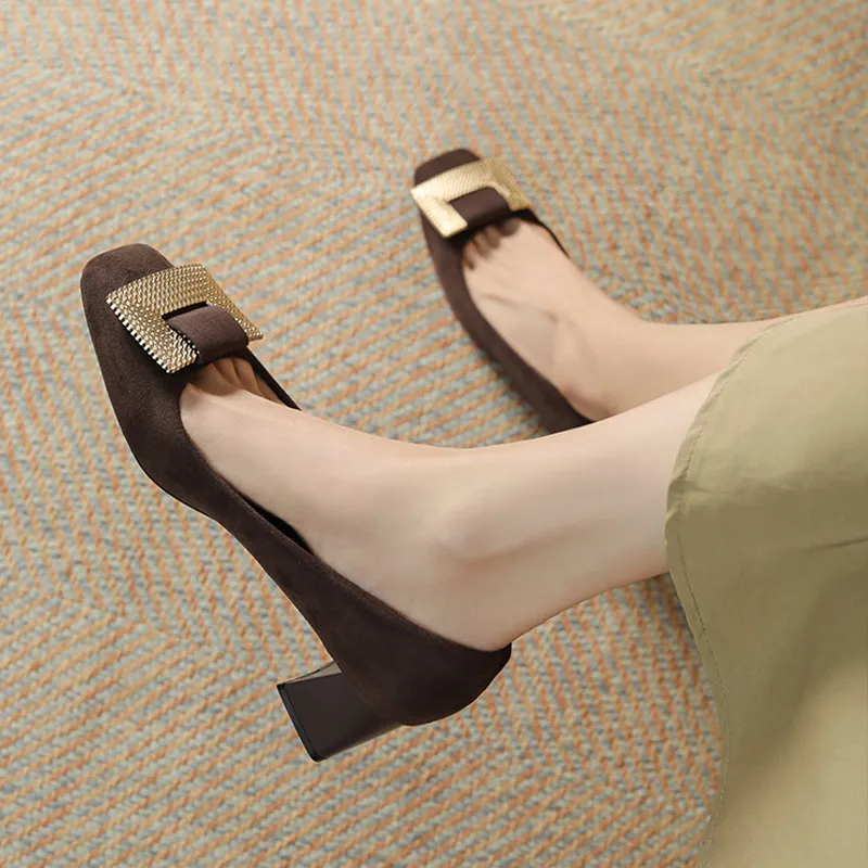 KATHRYN WILSON Chunky Heel High Heels 5cm Women's-8