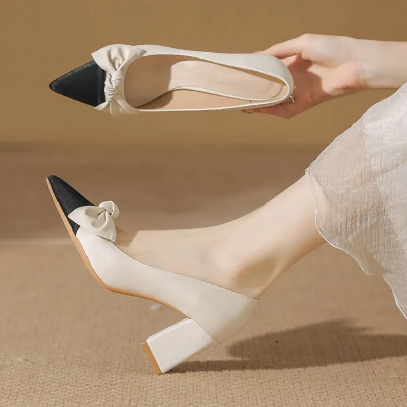 KATHRYN WILSON Chunky Heel High Heels Women's-5