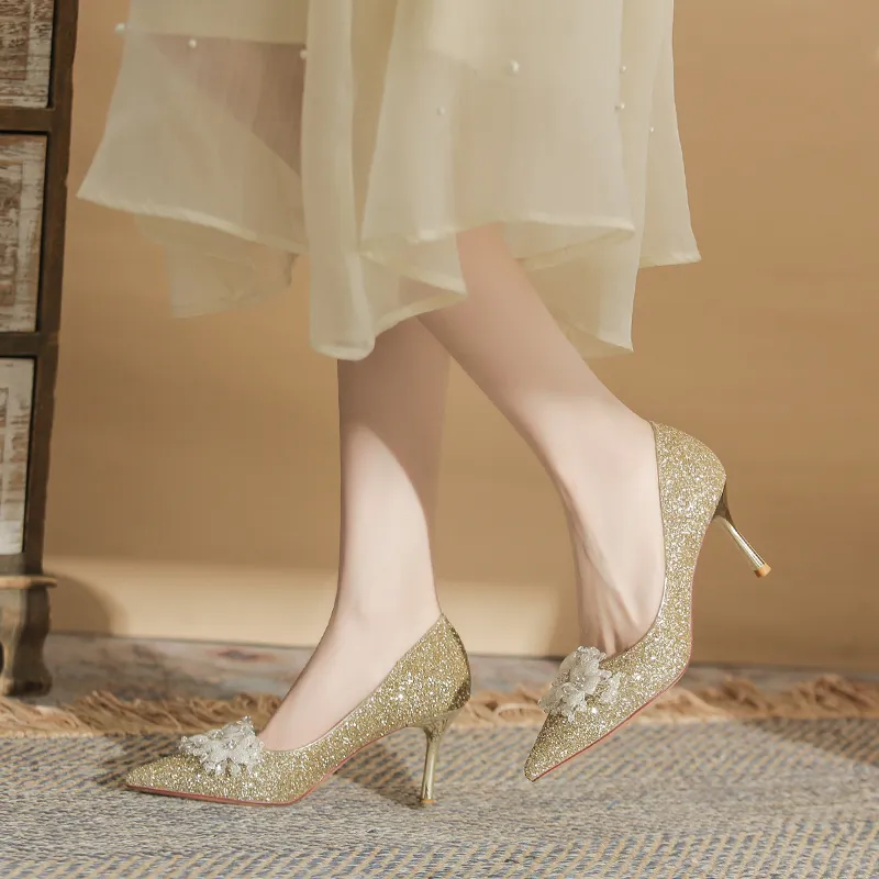 KATHRYN WILSON Slim Heel High Heels Women's-11