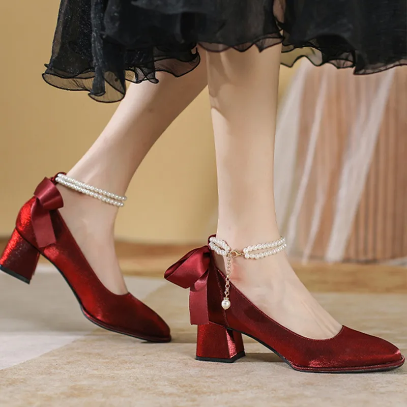 KATHRYN WILSON Chunky Heel High Heels 5cm Women's-9
