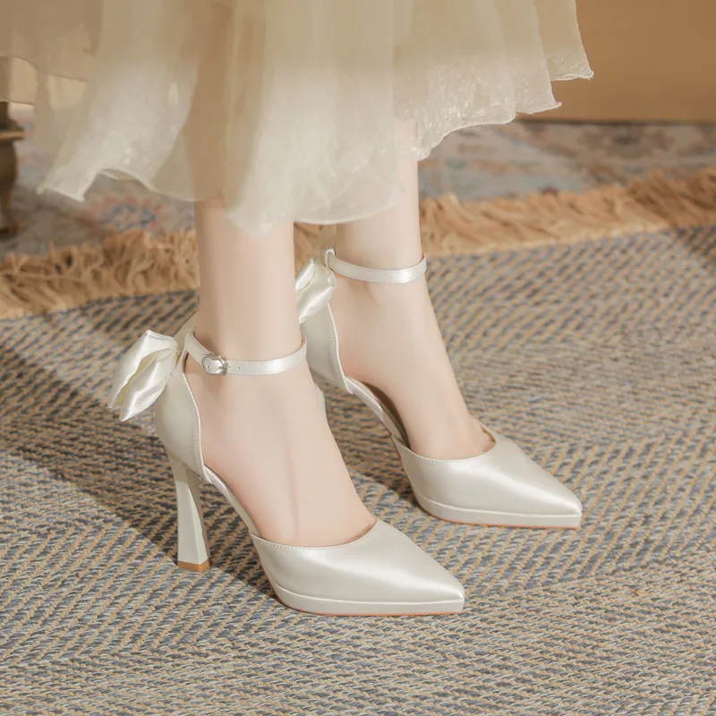 KATHRYN WILSON Chunky Heel High Heels 10cm Women's-11