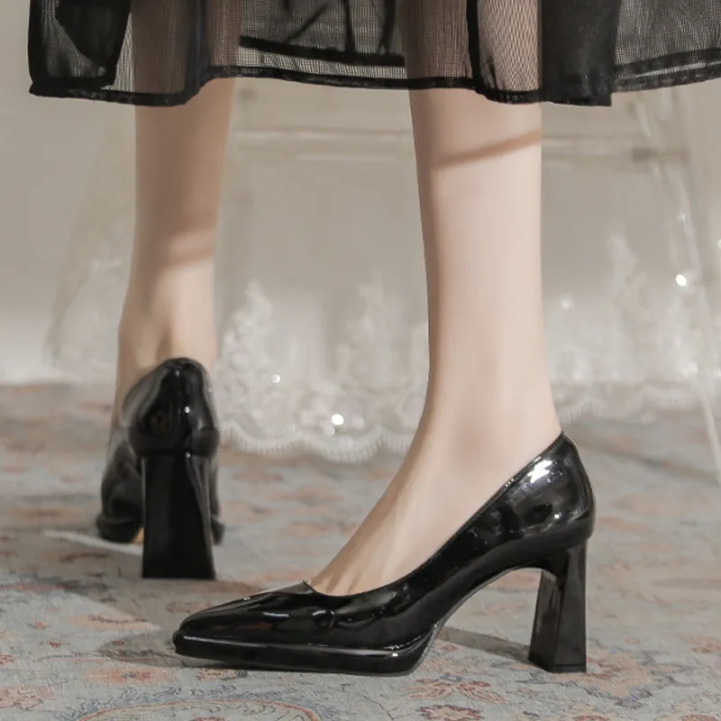 KATHRYN WILSON Chunky Heel High Heels Women's-2