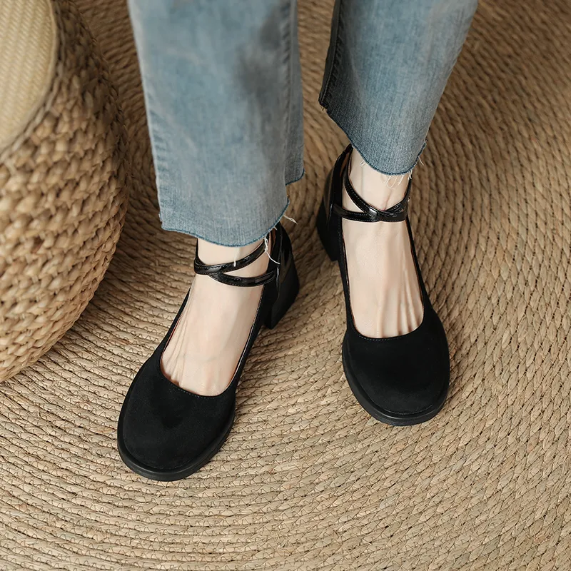 KATHRYN WILSON Chunky Heel High Heels 5.5cm Women's-7