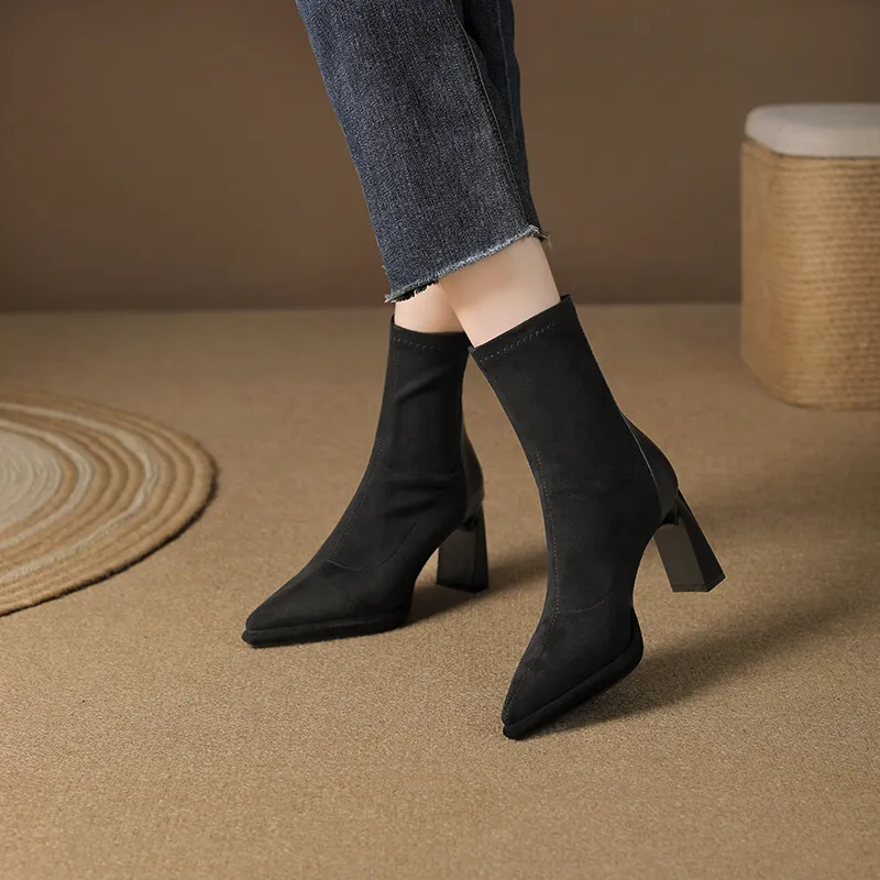 KATHRYN WILSON Ankle Boots 8cm Women's-1