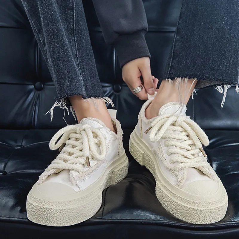 KATHRYN WILSON Anti-Slip Wear-Resistant Lightweight Breathable Low-Top Canvas Shoes Unisex-7