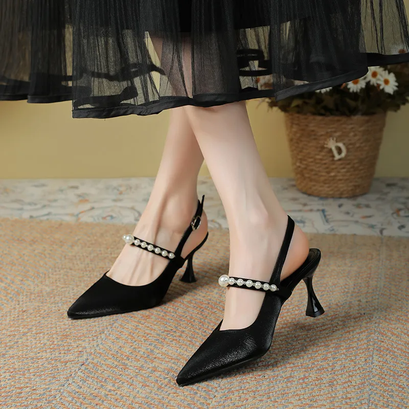 KATHRYN WILSON Slim Heel High Heels 7cm Women's-4