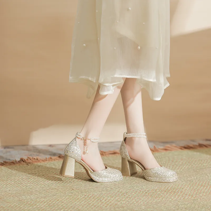 KATHRYN WILSON Chunky Heel High Heels Women's-15