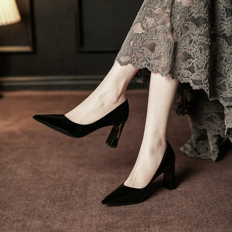 KATHRYN WILSON Chunky Heel High Heels 5.5cm Women's-2