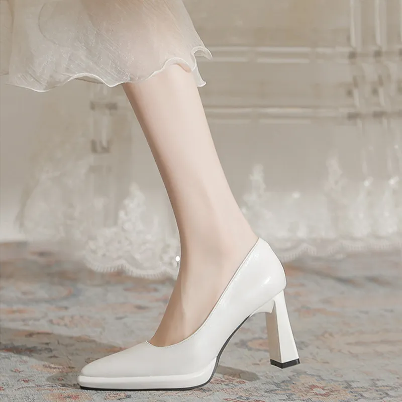 KATHRYN WILSON Chunky Heel High Heels 7cm Women's-3