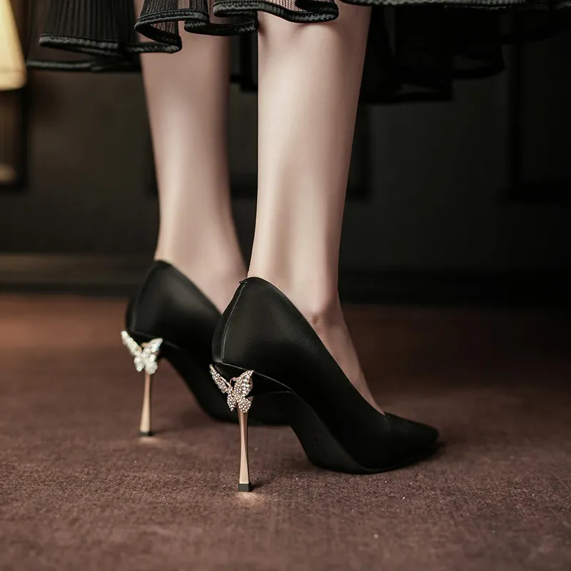 KATHRYN WILSON Slim Heel High Heels 8.5cm Women's-5