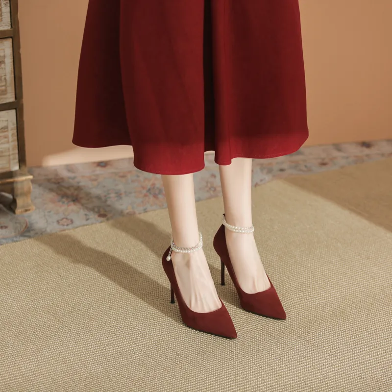 KATHRYN WILSON Slim Heel High Heels Women's-9