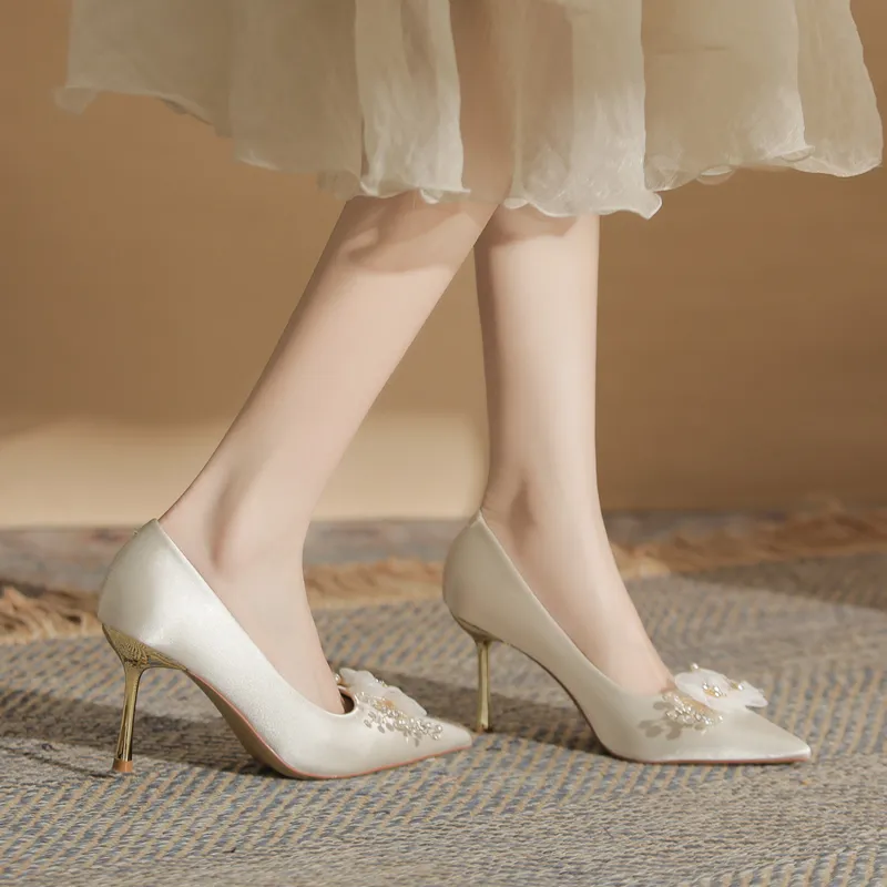 KATHRYN WILSON Slim Heel High Heels 8cm Women's-10