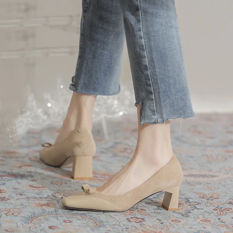KATHRYN WILSON Chunky Heel High Heels 5.5cm Women's-7