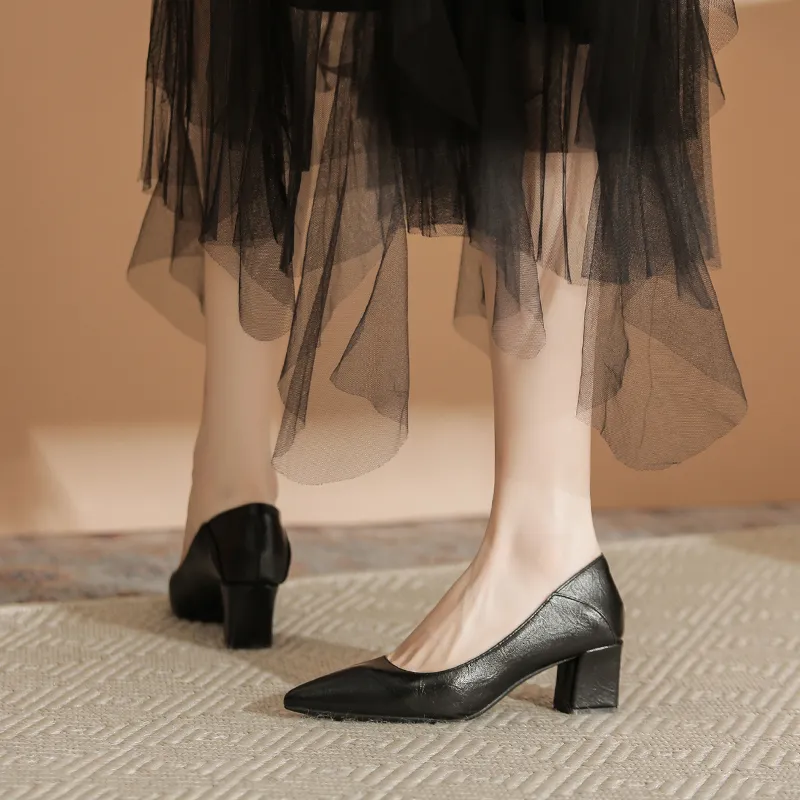 KATHRYN WILSON Chunky Heel High Heels 5cm Women's-3