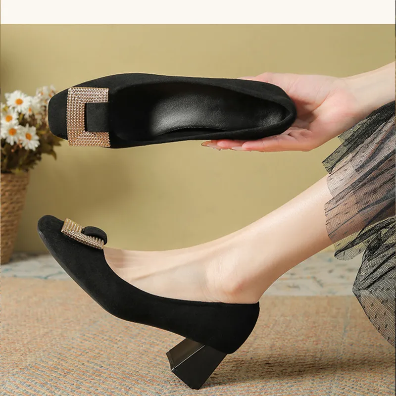 KATHRYN WILSON Chunky Heel High Heels 5cm Women's-4