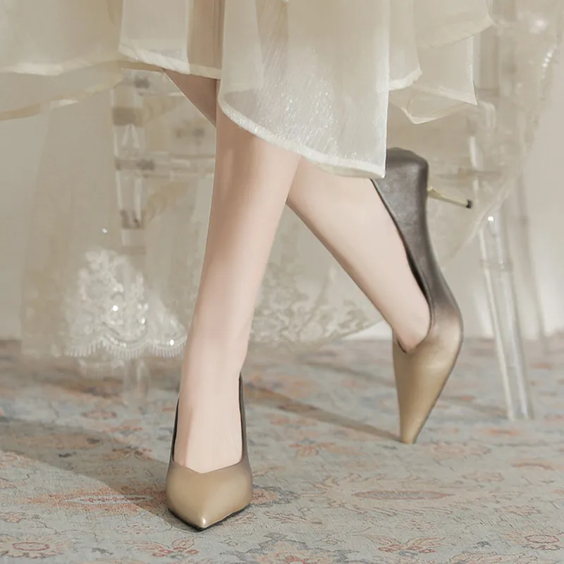 KATHRYN WILSON Slim Heel High Heels 7cm Women's-8