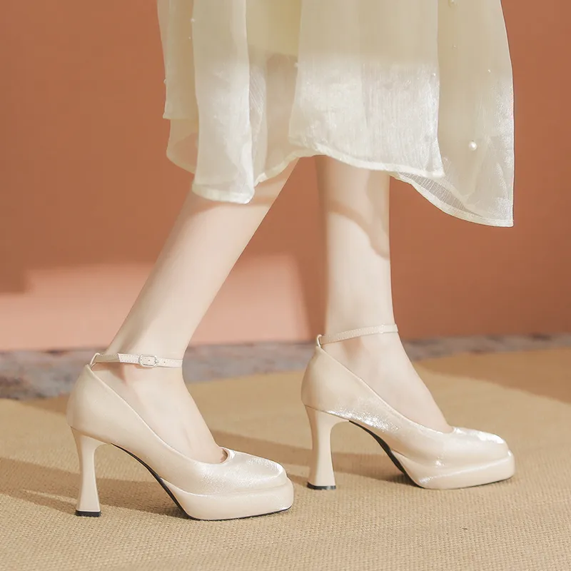 KATHRYN WILSON Chunky Heel High Heels 9cm Women's-3