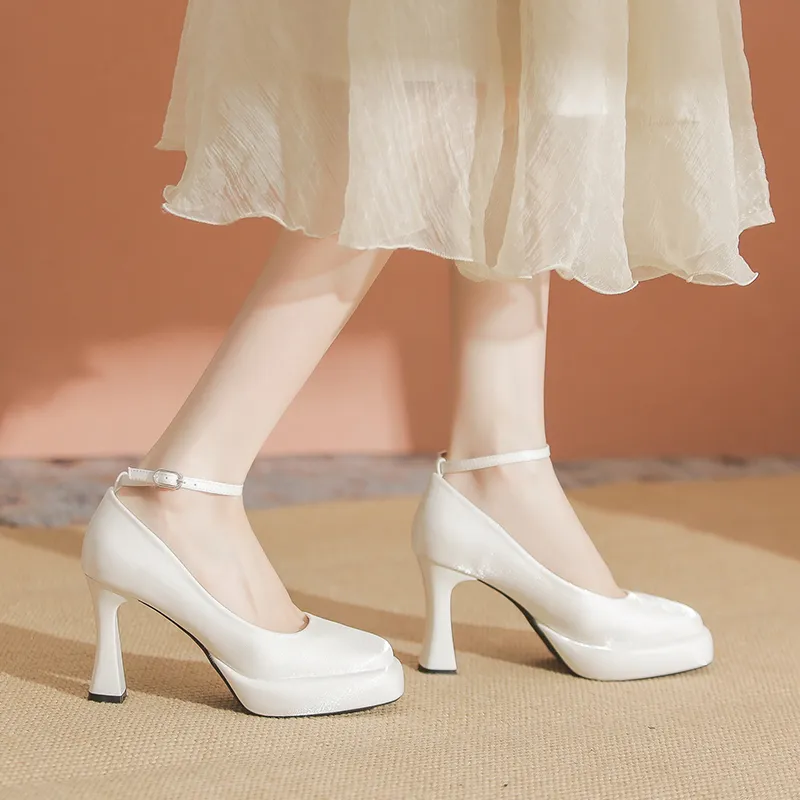 KATHRYN WILSON Chunky Heel High Heels 9cm Women's-9