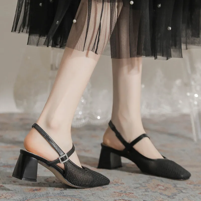 KATHRYN WILSON Chunky Heel High Heels Women's-6