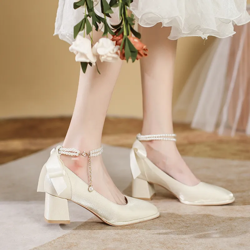 KATHRYN WILSON Chunky Heel High Heels 5cm Women's-2