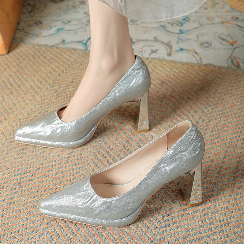 KATHRYN WILSON Chunky Heel High Heels Women's-1