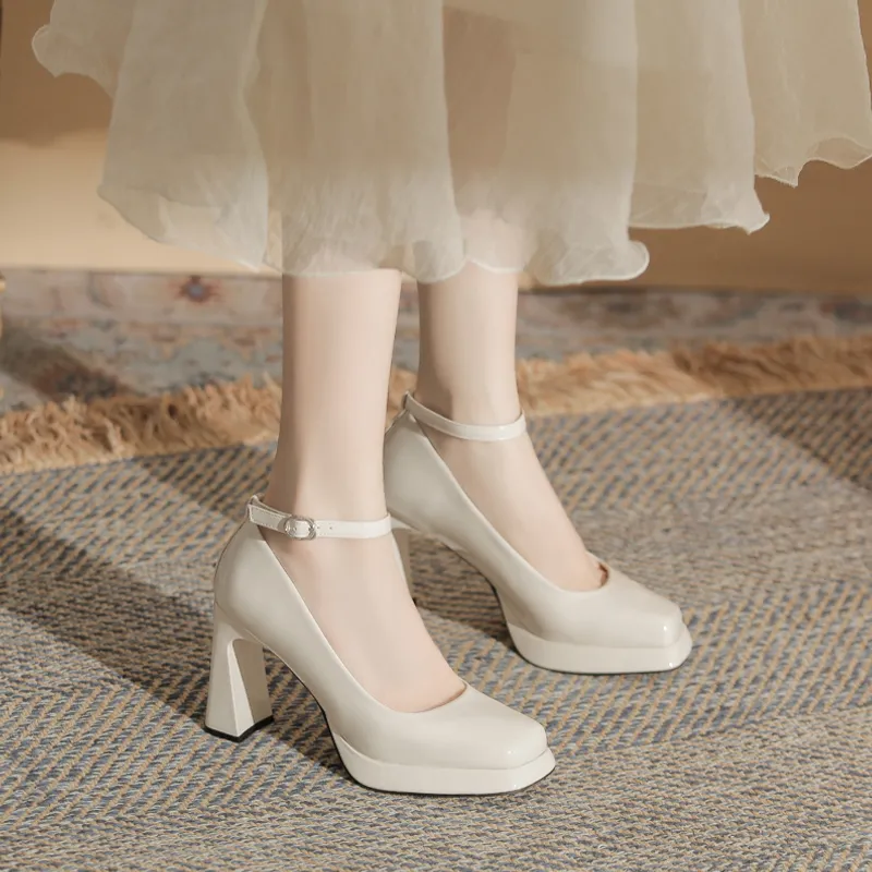 KATHRYN WILSON Chunky Heel High Heels 9cm Women's-9