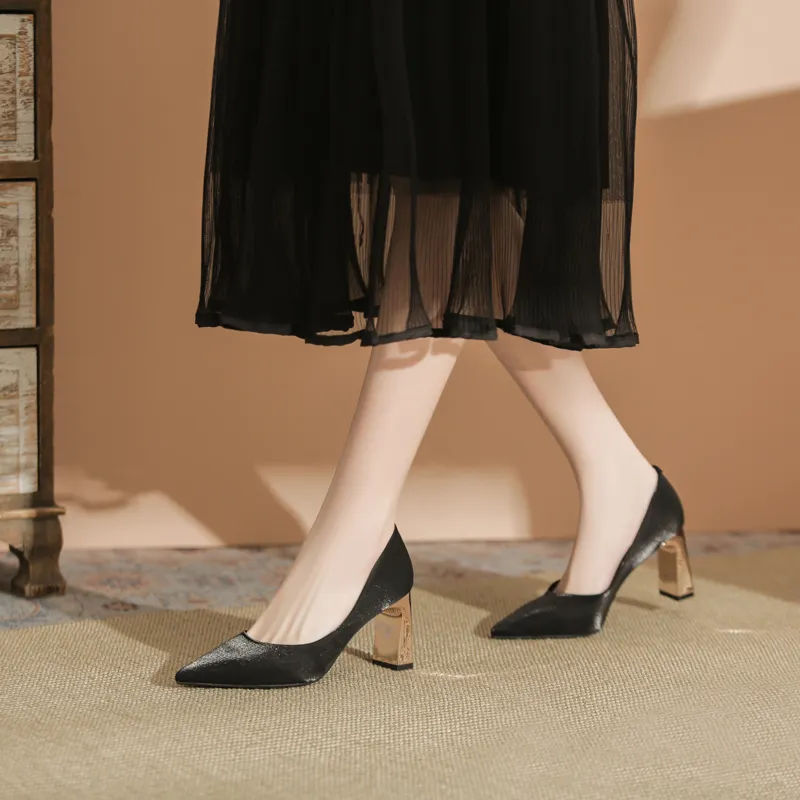 KATHRYN WILSON Chunky Heel High Heels Women's-14