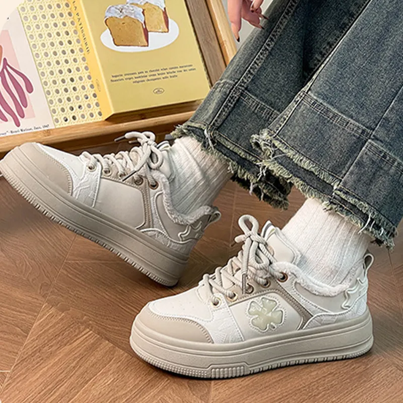 KATHRYN WILSON Anti Slip Wear Resistant Low Top Skateboard Shoes Women's-14