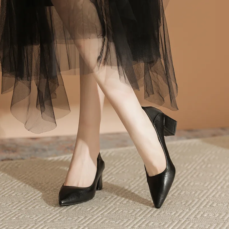 KATHRYN WILSON Chunky Heel High Heels 5cm Women's-4