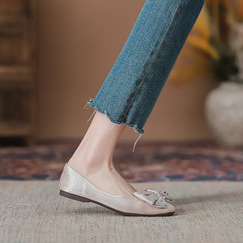 KATHRYN WILSON Casual Single Shoes Women's Apricot-3
