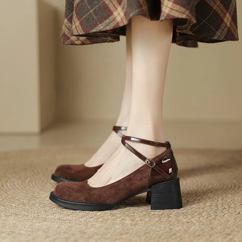 KATHRYN WILSON Chunky Heel High Heels 5.5cm Women's-5