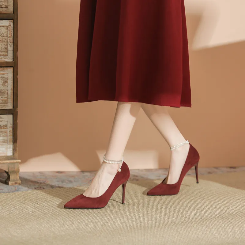 KATHRYN WILSON Slim Heel High Heels Women's-10