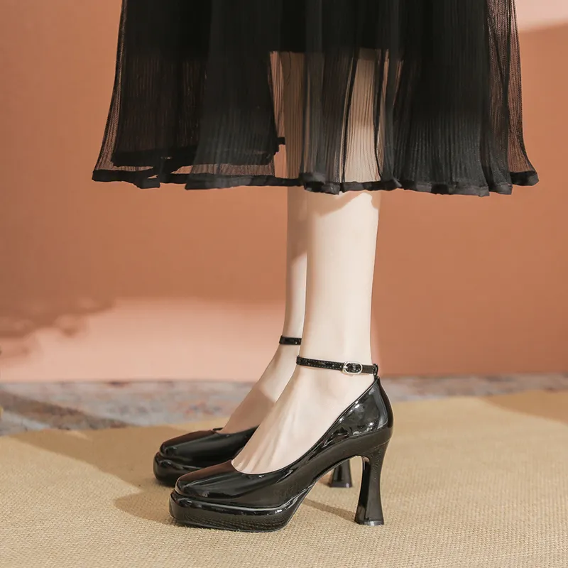 KATHRYN WILSON Spool Heel High Heels 9cm Women's-2