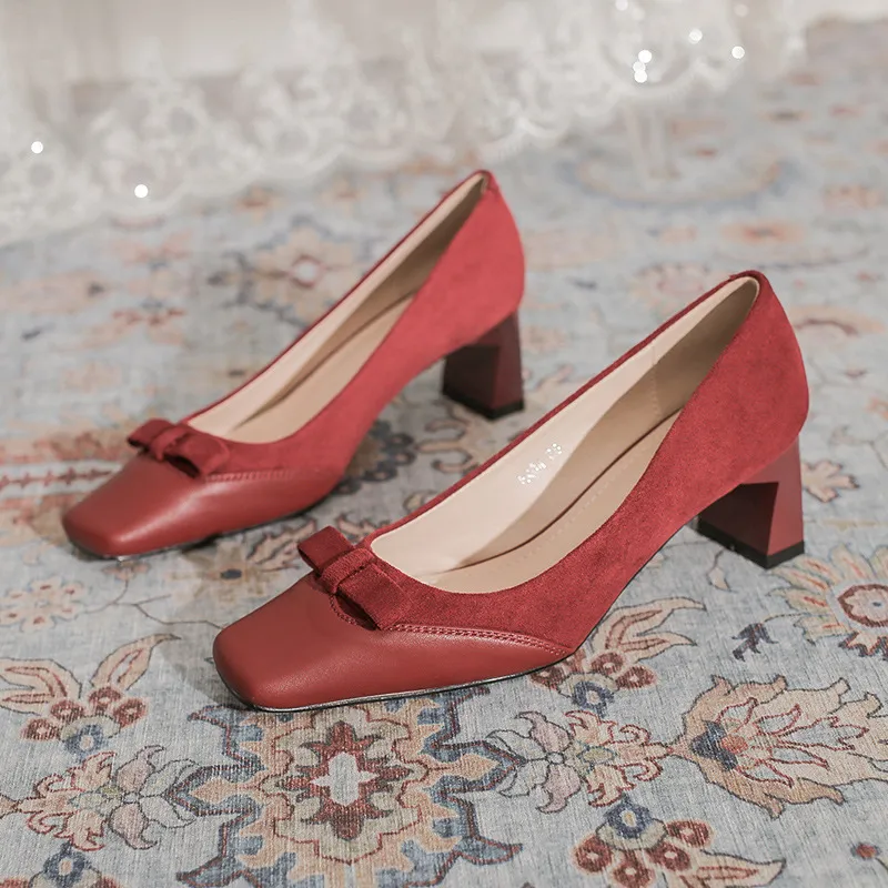 KATHRYN WILSON Chunky Heel High Heels 5.5cm Women's-4