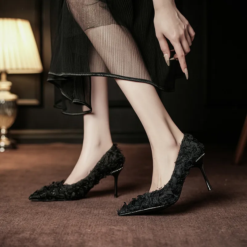 KATHRYN WILSON Slim Heel High Heels 8.5cm Women's-17