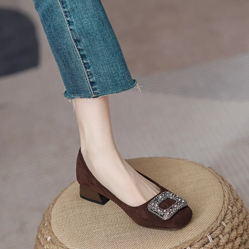 KATHRYN WILSON Chunky Heel High Heels 3cm Women's-8