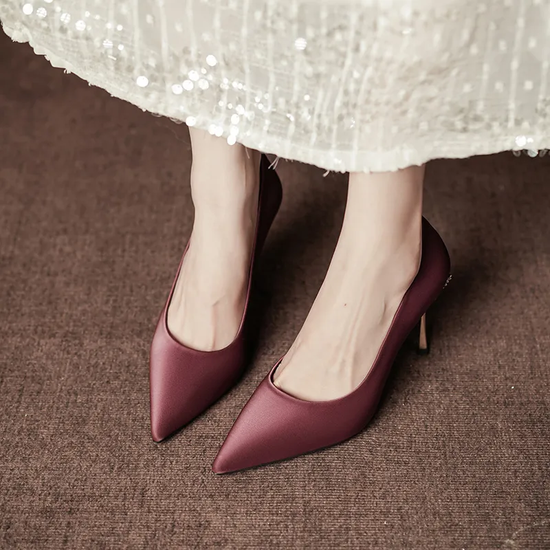 KATHRYN WILSON Slim Heel High Heels 8.5cm Women's-13