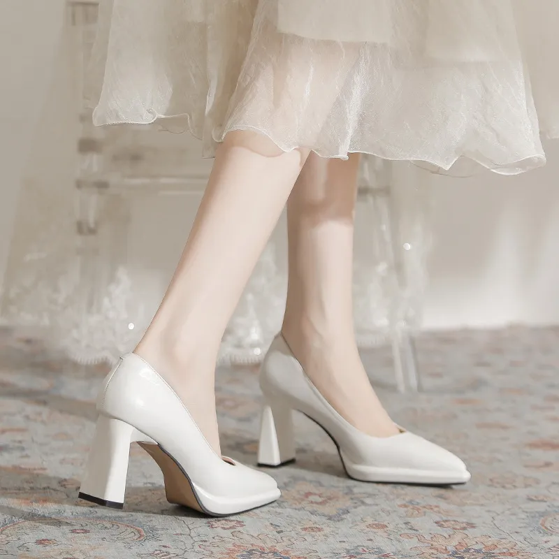 KATHRYN WILSON Chunky Heel High Heels 7cm Women's-2