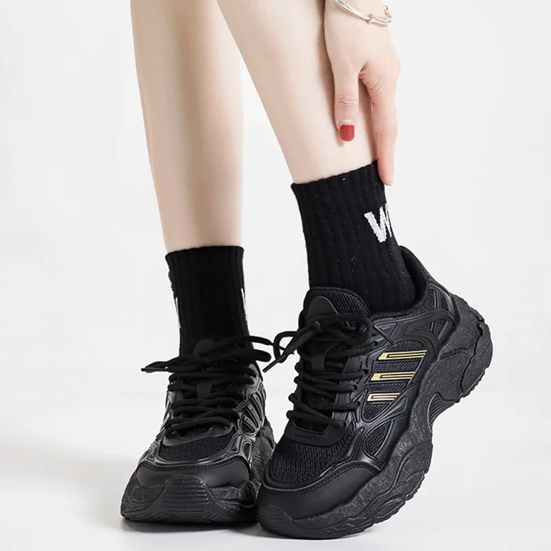 KATHRYN WILSON Durable Breathable Lightweight Low-Top Chunky Sneakers Women's-16