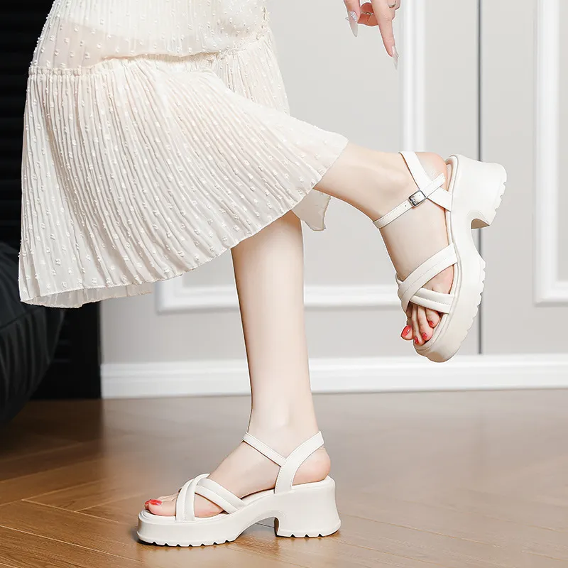 KATHRYN WILSON One Strap Sandals 6cm Women's-6