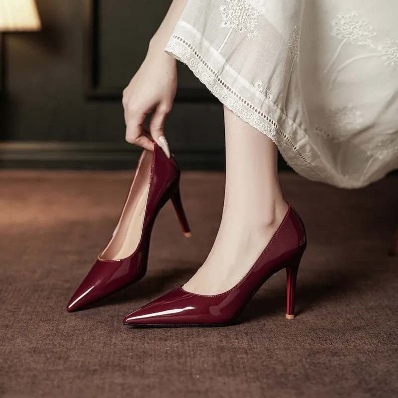 KATHRYN WILSON Slim Heel High Heels Women's-7