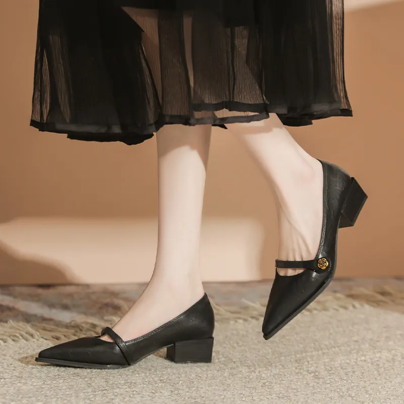 KATHRYN WILSON Chunky Heel High Heels 4cm Women's-13