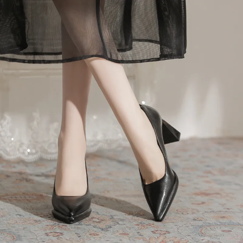KATHRYN WILSON Chunky Heel High Heels 7cm Women's-7